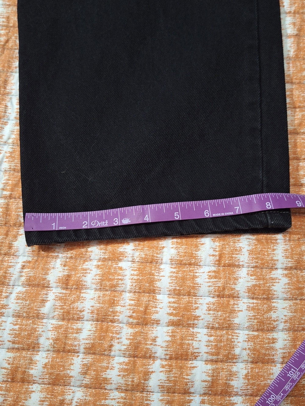 Levi's 100% Cotton Black Straight-Leg Jeans - Picture 12 of 12